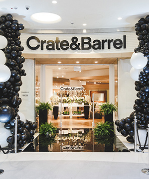 Crate and Barrel открывает новый магазин в Москве