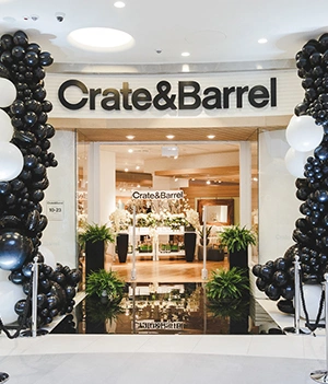 Crate and Barrel открывает новый магазин в Москве