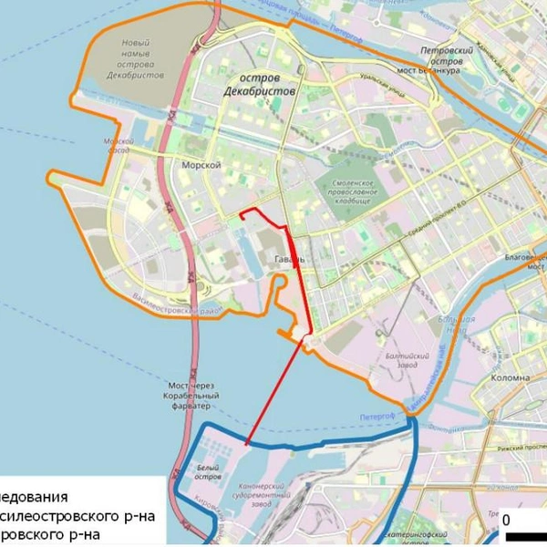 В Петербурге собираются строить канализационный коллектор через акваторию Невы | Источник: ИИМК РАН