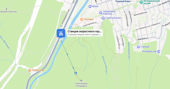 Для тех, кто не боится высоты | Источник: «Яндекс Карты»