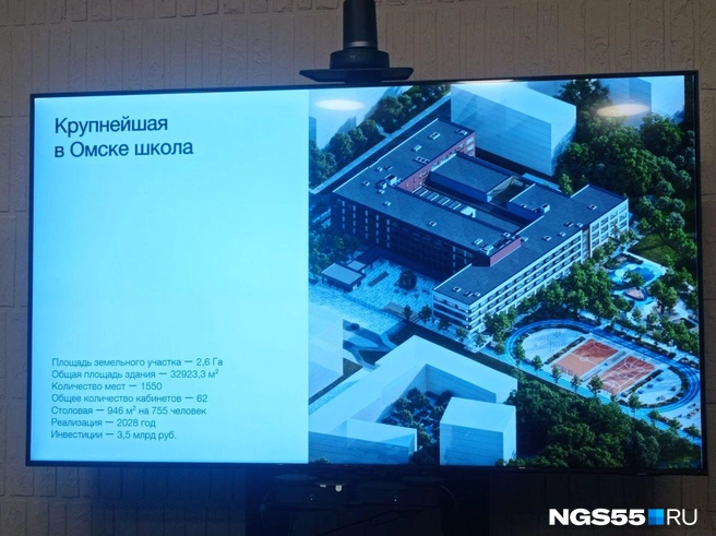 Школу планируют возвести в 2028 году | Источник: Сергей Энквист / NGS55.RU