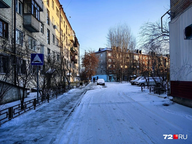 Пятиэтажки в этом районе стоят до сих пор  | Источник: Павел Красоткин / 72.RU 