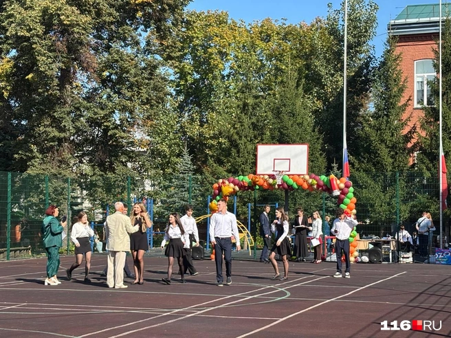 Школьники репетировали выступление | Источник: Регина Алтынбаева / 116.RU