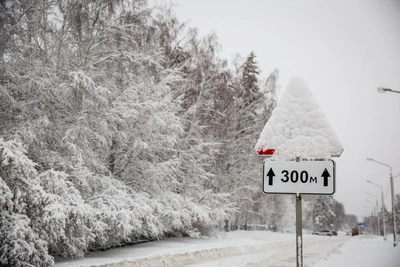 Снежный циклон из Москвы приближается к Новосибирску
