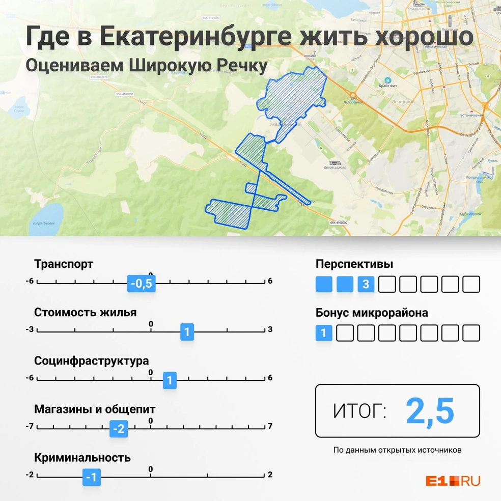 Где жить в Екатеринбурге: плюсы и минусы Широкой Речки, какой лучший  микрорайон для жизни - 25 марта 2024 - Е1.ру