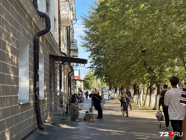 В этом районе запрещено устраивать стихийные рынки. Но пенсионеры на свой страх и риск иногда выбираются сюда  | Источник: Мария Токмакова / 72.RU