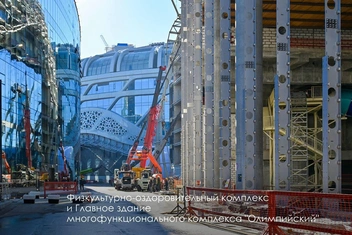 Физкультурно-оздоровительный комплекс в «Олимпийском» | Источник: мэр Москвы Сергей Собянин