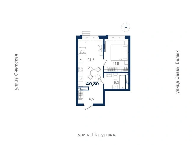 Во всех квартирах запроектированы просторные санузлы и ниши для шкафов или систем хранения. Каждый метр используется рационально | Источник: «Атлас Девелопмент»