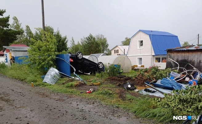 Свидетель прислал фото с места аварии | Источник: читатель НГС