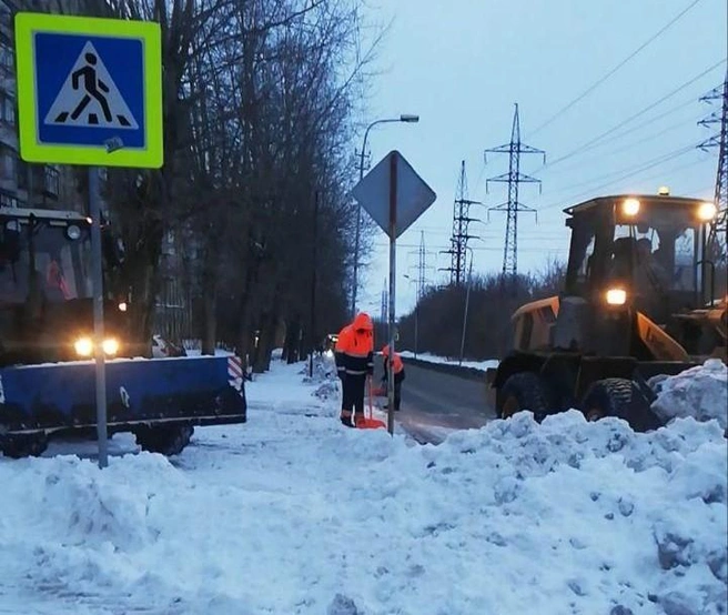 Снега в ноябре в два раза больше нормы | Источник: пресс-центр мэрии Новосибирска