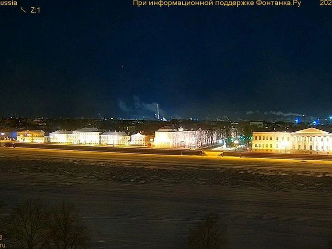 Еще один вид с веб-камеры, показывающий обстановку в городе.