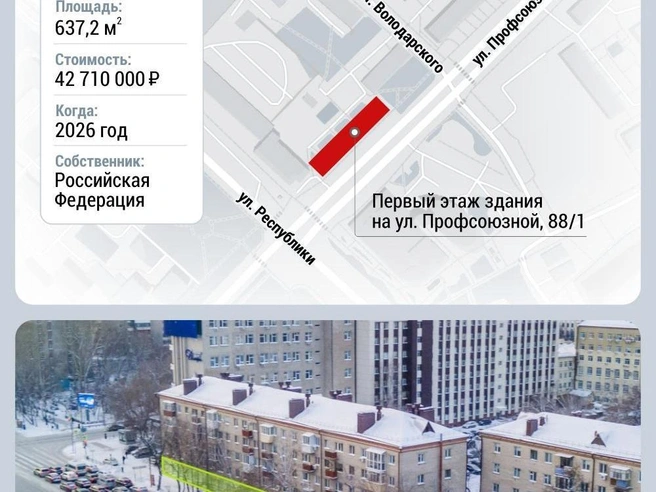 Помещение предназначено для коммерческого использования и не может быть переоборудовано под жильё. | Источник: Дмитрий Гладышев / 72.RU