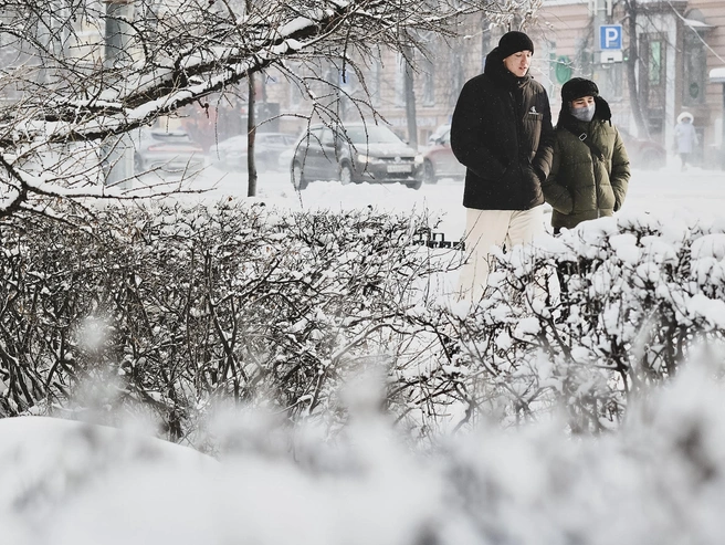 В компании близких или друзей мороз переносится легче. | Источник: Наталья Лапцевич