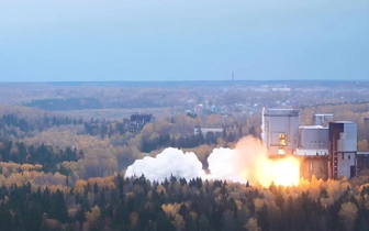В Роскосмосе показали ВИДЕО огневых испытаний двигателя перспективной ракеты-носителя «Союз-5»