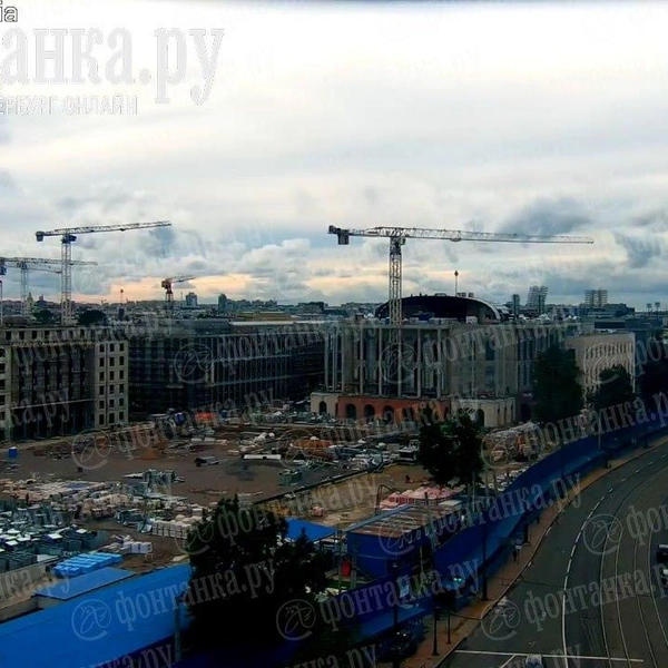 Источник: скриншот видовой веб-камеры «Фонтанки»