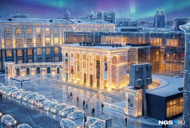 Тот случай, когда зима&nbsp;— как будто не такое уж мрачное время года. Жаль, что не в реальности | Источник: Александр Ощепков, Юрий Орлов / Городские медиа