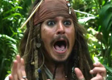 Джонни Депп травмировался на съемках «Пиратов Карибского моря»