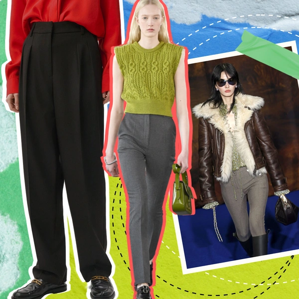 С чем носить зауженные брюки зимой 2025/26 и как выбрать правильный фасон | Источник: theGirl