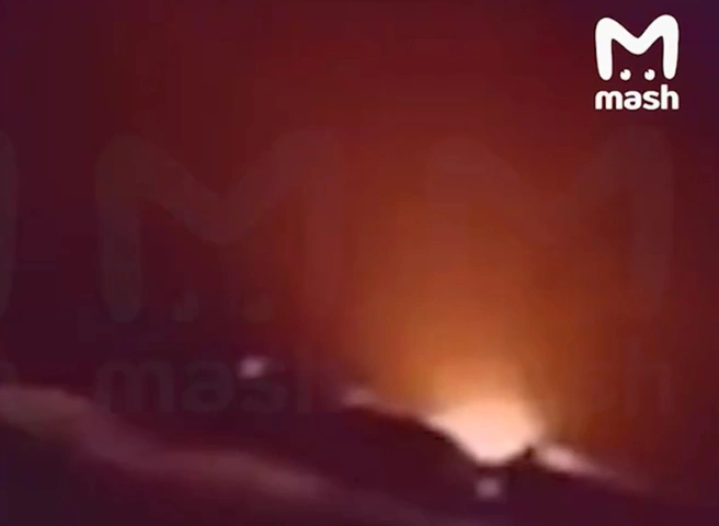 Момент взрыва беспилотника под Калугой попал на видео | ya62.ru