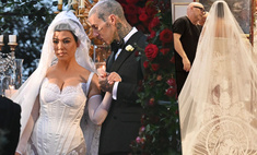 Дева Мария на фате, а под ней лишь корсет Dolce&Gabbana: свадьба Кортни Кардашьян грозит обернуться мировым скандалом