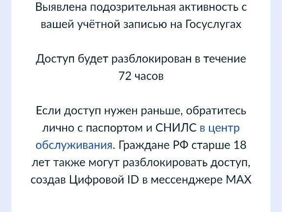 Для разблокировки также можно обратиться в МФЦ с документами. | Источник: читатель NN.RU