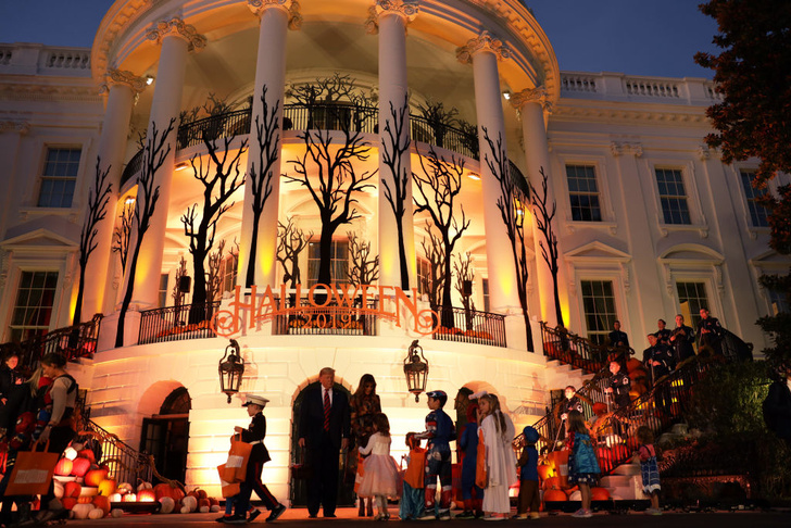 Хэллоуин в Белом доме: как отметили праздник Дональд и Мелания Трамп