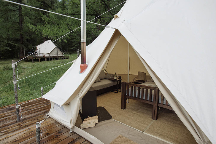 Новый романтизм: палаточный отель «Лес и море» в Калязине и на Алтае (фото 11)