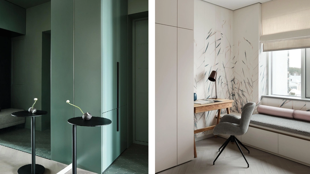 Нежные цвета: посмотрите на квартиру 95 м² в Перми | Источник: Алиса Калипсо. Стиль: Галина Зак