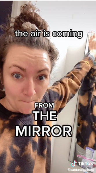 Девушка нашла тайный ход за зеркалом в ванной: куда он ее привел