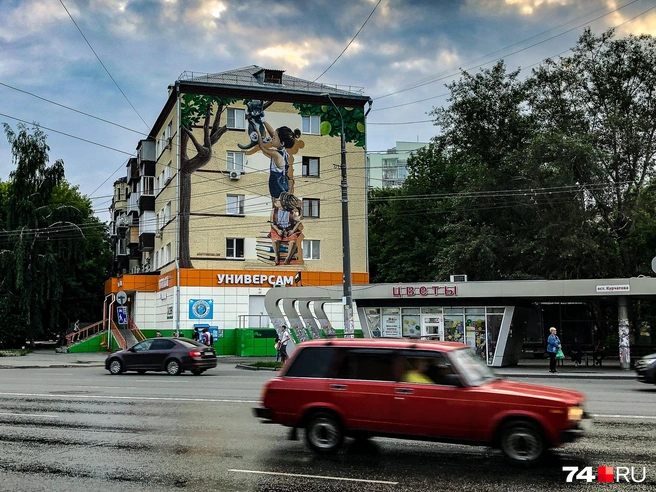 Граффити на четверку. Точнее, за «четверкой» | Источник: Артем Краснов