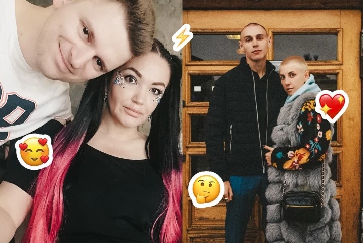 Анна (на фото слева) старше своего мужчины на 20 лет, а Вика (на фото справа) на 11 — влюбилась в друга своего младшего брата | woman.ru