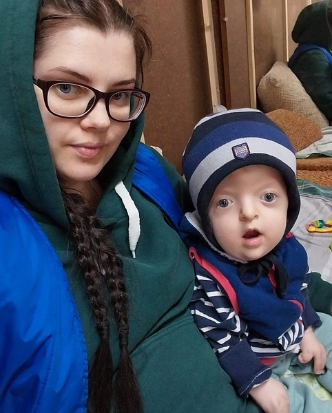 Ольга Коптева с сыном Артёмом