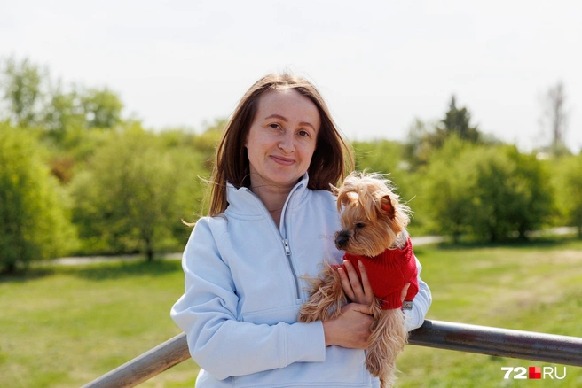 А это Мария со своей Бэллой | Источник: Ирина Шарова / 72.RU 