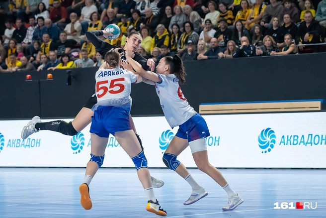 Ростовчанки первыми открыли счет и ни разу не проигрывали по ходу матча | Источник: Евгений Вдовин / 161.RU