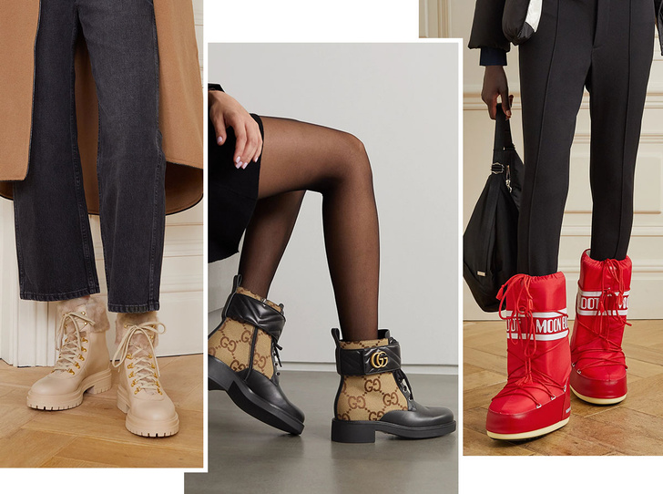 Самая модная обувь для зимы 2021/22: полный гид по ботинкам, дутикам и сапогам