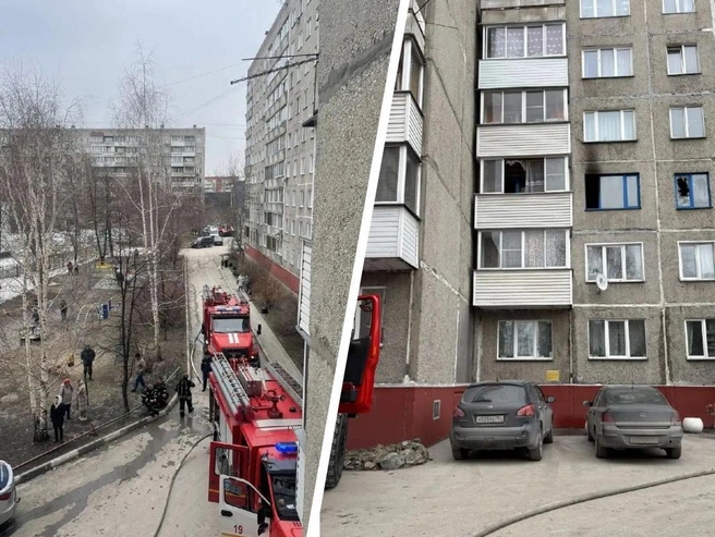 Эвакуация детей проводилась с использованием специальных спасательных устройств. | Источник: ГУ МЧС России по Новосибирской области