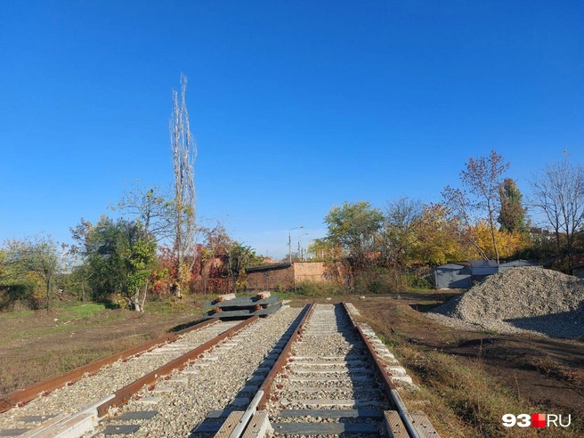 Участок линии сразу за гаражным кооперативом | Источник: Екатерина Железнова / 93.RU