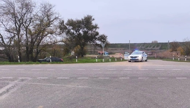 Водитель легковушки врезался в дерево | Источник: Госавтоинспекция Ставропольского края