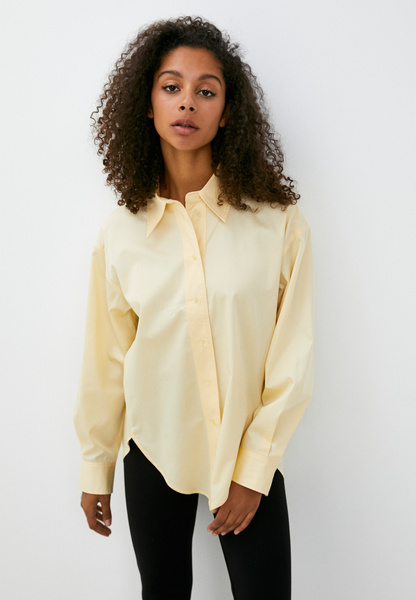 Рубашка Charuel LONG LONG OVERSIZE SHIRT, цвет: желтый, MP002XW0LGYP — купить в интернет-магазине Lamoda