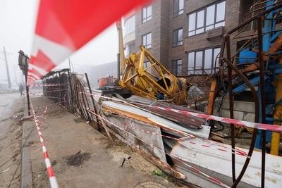 В Волгограде установили виновных в обрушении башенного крана