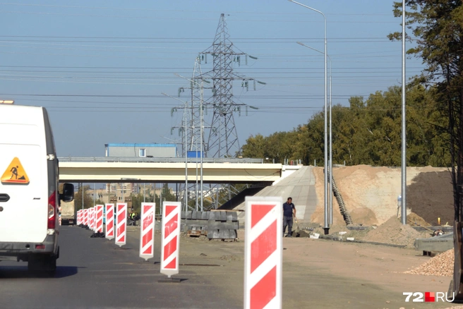 Автомобилисты пока видят только часть развязки | Источник: Павел Красоткин / 72.RU
