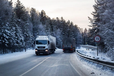 Движение ограничено на Култукском тракте из-за снегопада