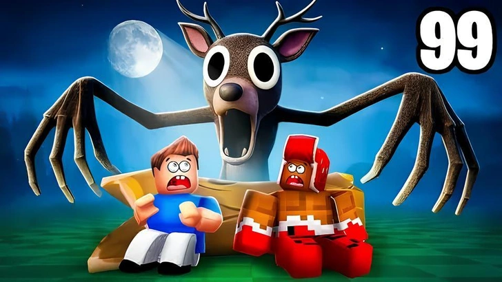 как прожить 99 дней в лесу, игра 99 дней в лесу, 99 дней в лесу, Игра «99 дней в лесу» в Роблокс, 99 дней ночей в лесу роблокс, выжить 99 дней в лесу роблокс, 99 дней в лесу роблокс фласка, игра в роблоксе 99 дней в лесу | Источник: кадр из видео
