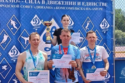 Комсомольские пожарные победили в кроссе «Динамо»