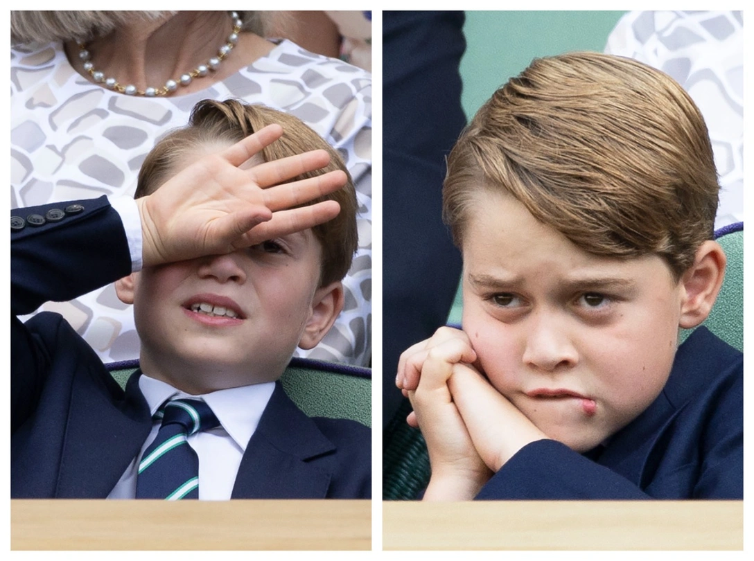 Принц Джордж в королевской ложе на финале мужского одиночного разряда Уимблдона, 10 июля 2022 | marieclaire.ru