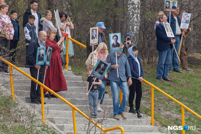 «Бессмертный полк» в 2023 году решили провести виртуально — но далеко не все горожане с этим согласились | Источник: Евгения Глинчикова