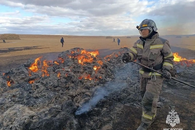 Пожары в Забайкалье выжгли почти 1 тыс. га травы