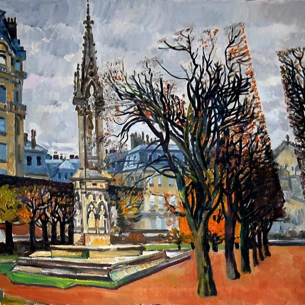 Сквер перед Нотр-Дамом, 2012г | Источник: Пресс-служба ГМИ СПб