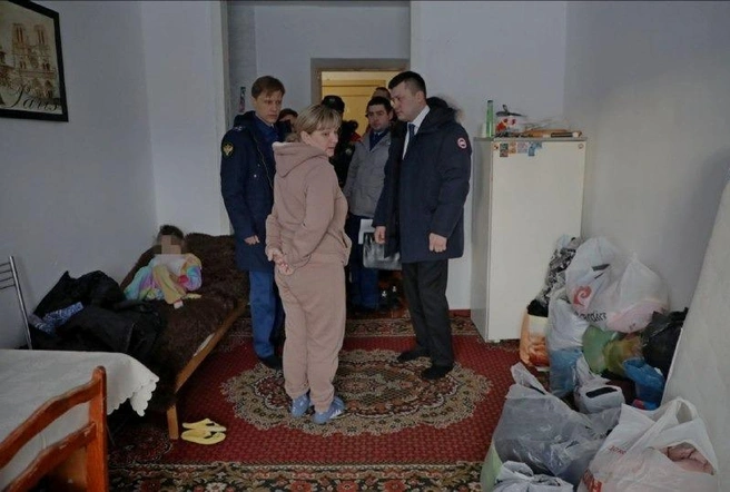 Комната, куда временно заселили пострадавших от пожара | Источник: администрация Уфы