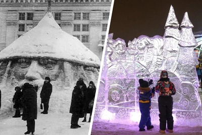 Главный ледяной городок Кемерова готов к открытию
